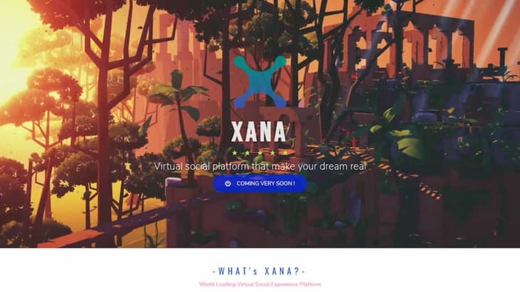 「XANA（ザナ）」ティザーサイトOPEN ‐ 次世代型バーチャルSNSβ版を2020年8月公開
